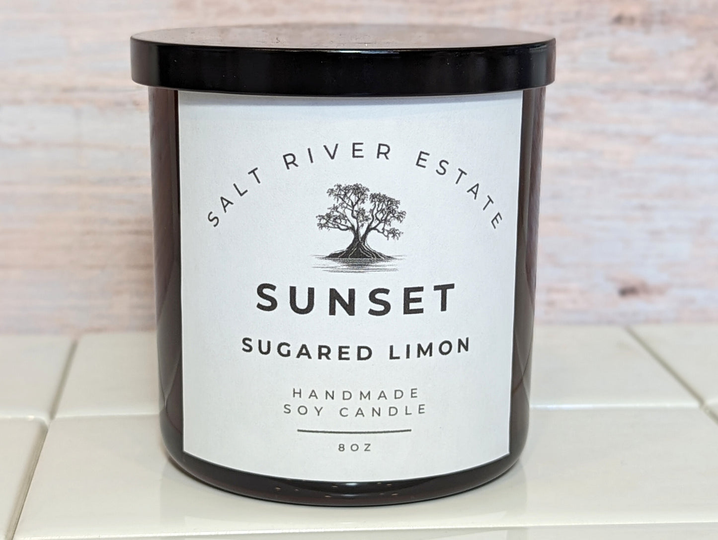 "Sunset" Sugared Limon Candle