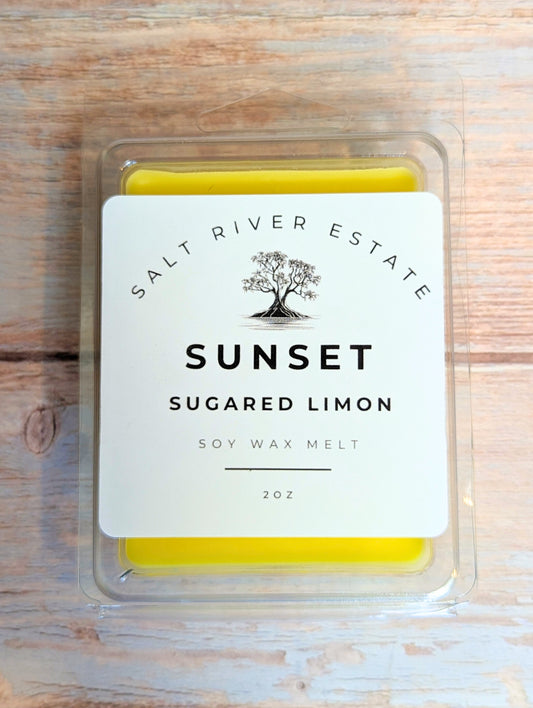 "Sunset" Sugared Limon Wax Melt